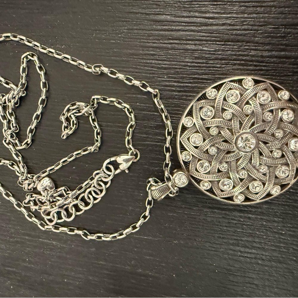 Brighton Silver Filigree Necklace